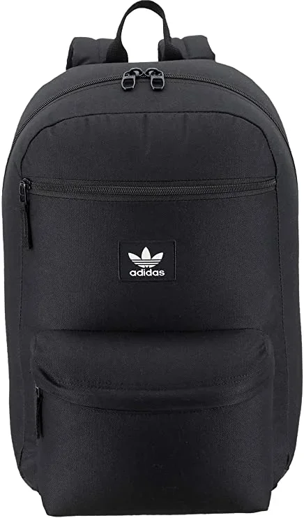 New adidas Originals Unisex Trefoil Pocket Backpack, Black, ONE SIZE