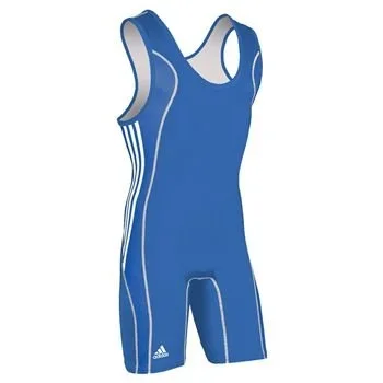 New Adidas T8 Wrestling Singlet Men’s X-Large Royal/White 0116