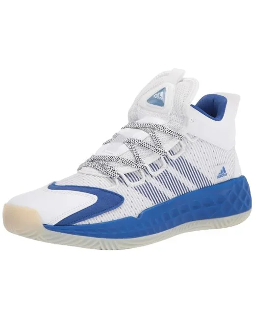 New Adidas Unisex Adult Coll3ctiv3 2020 Mid Basketball Shoe Men 4.5 Royal/White
