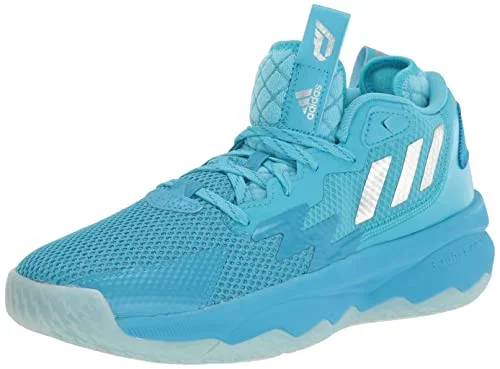 New adidas Unisex-Adult Dame 8 Basketball Shoe Blue Men 10/ Women 11