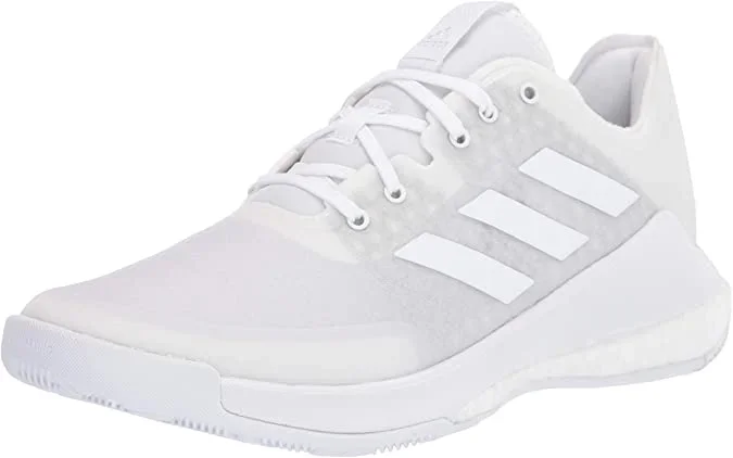New Adidas Women’s Crazyflight Cross Trainer, White/FTWR White/FTWR White, 9