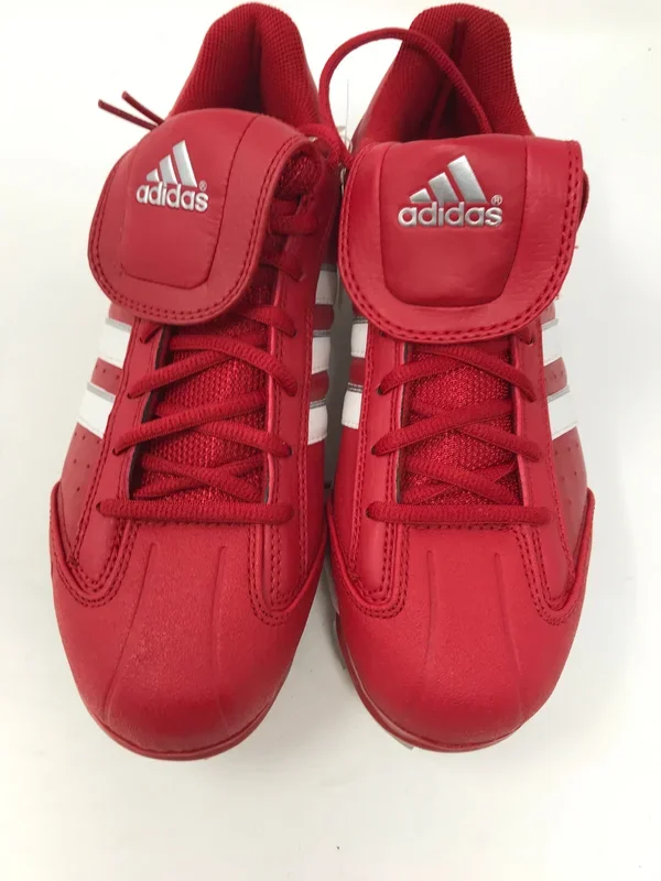 New Adidas Women’s Fastpitch II TPU Softball Cleat Molded Cleat 6.5 Red/White