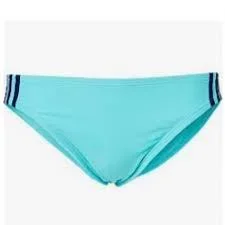 New Adidas Women’s Sport Hipster Bikini Bottom Small Aqua/Navy