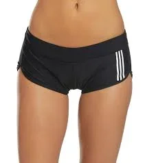 New ADIDAS Women’s Sport Swim Shorts Medium Black 3-stripe detail