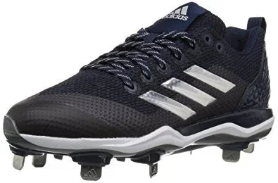 New Adidas Womens 11 PowerAlley 5 Softball Cleats SS Black/White B39218