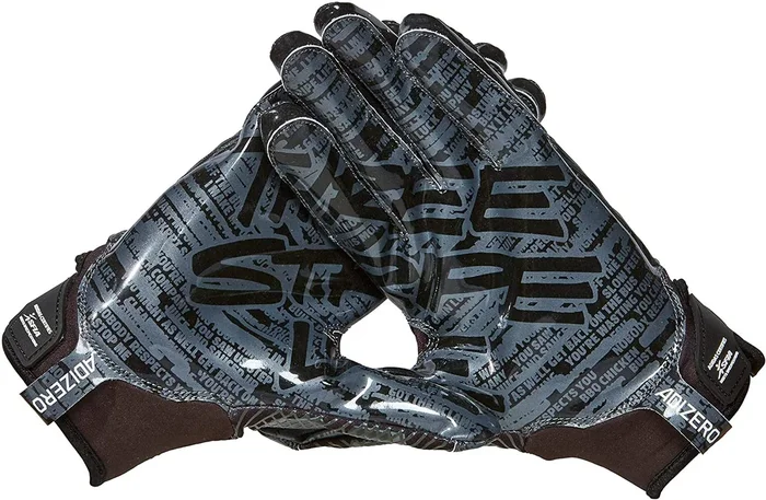 New adidas Youth Adizero 5-Star 8.0 Receiver Glove Small Black/Grey
