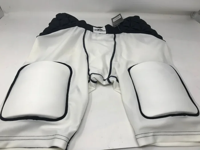 New Adidas Youth Large 5 Pad Girdle Football Pants White/Black