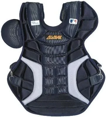 New ALL-STAR CP1216APRO Pro Series 15.5 Inch Chest Protector 15.5″ Black/Gray