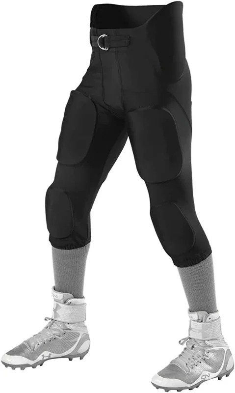 New Alleson Athletic Boys’ Youth Integrated Football Pant X-Large Black