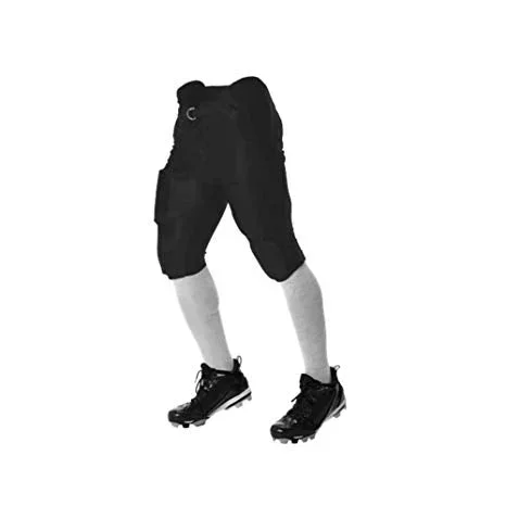 New Alleson Athletic Youth Solo Series Integrated Football Pant Black Small