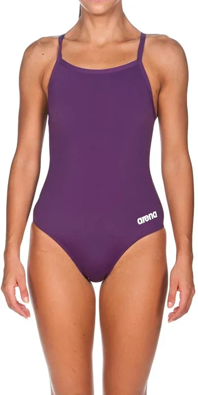 New Arena Women’s Sz 34 Master Light Drop Back MaxLife One Piece Swimsuit Purple