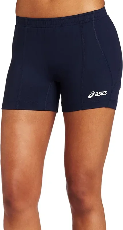 New Asics Women’s X-Small Baseline Volleyball Shorts Navy