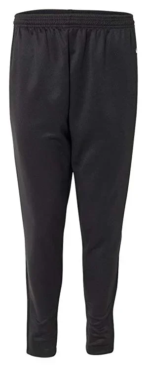 New Badger 1575 Unbrushed Poly Trainer Pants Men’s Black Small