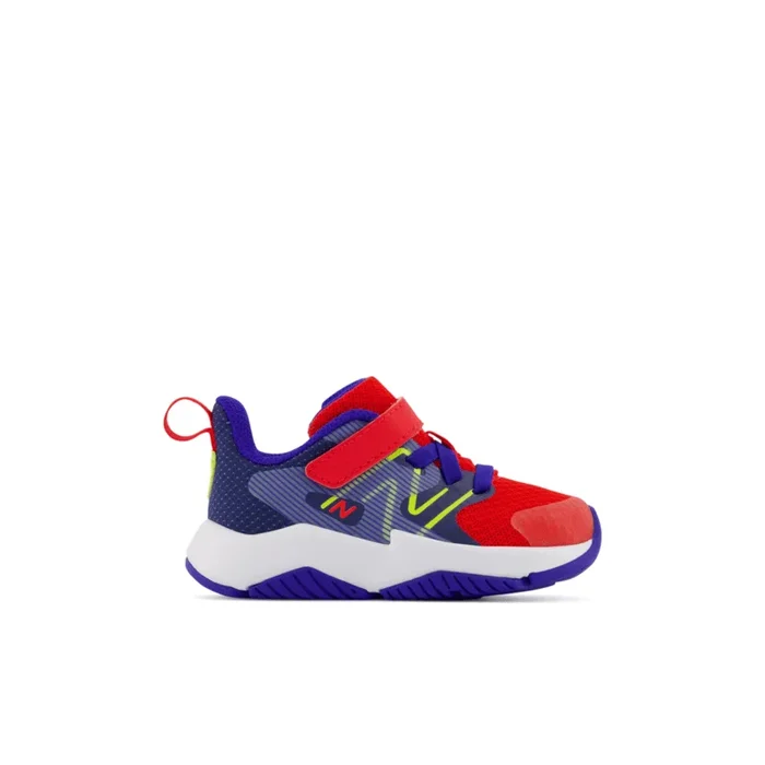 New Balance Infant Youth Boys Rave Run V2 Bungee Lace with Top Strap Shoe – ITRAVWR2 (X-Wide)