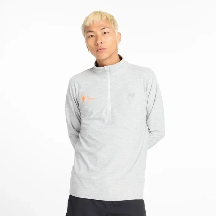 New Balance Men’s NYC Marathon Space Dye 1/4 Zip