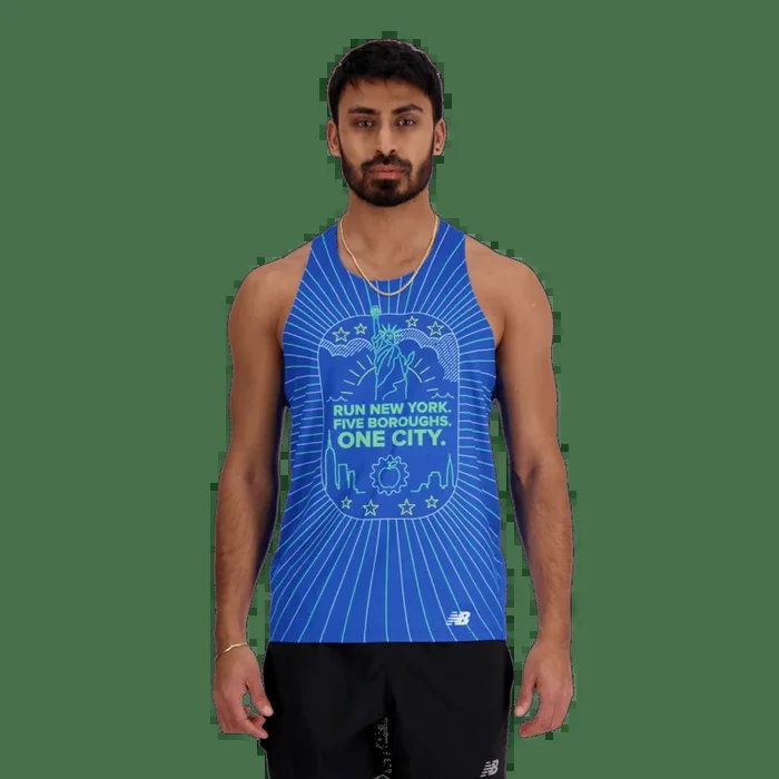 New Balance Men’s NYRR Boroughs Printed Singlet