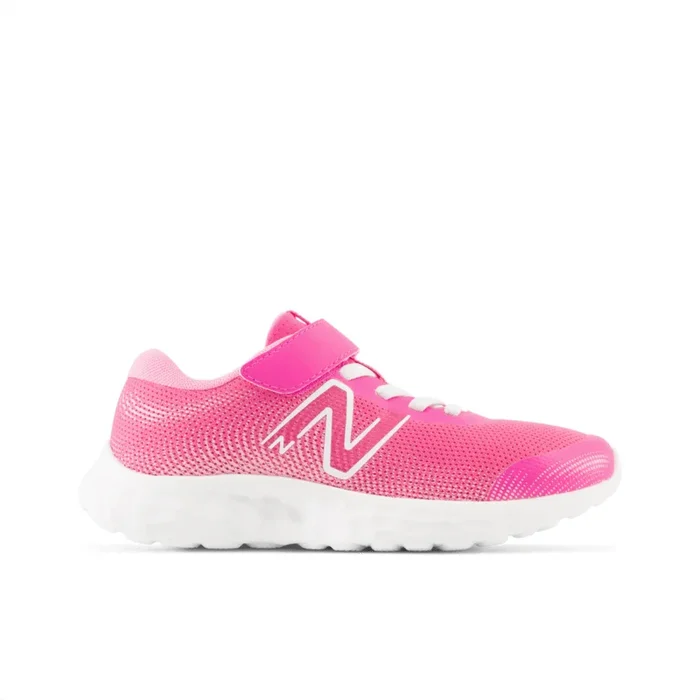 New Balance Youth Girls 520 V8 Bungee Lace Shoe – PA520PK8 (Wide)