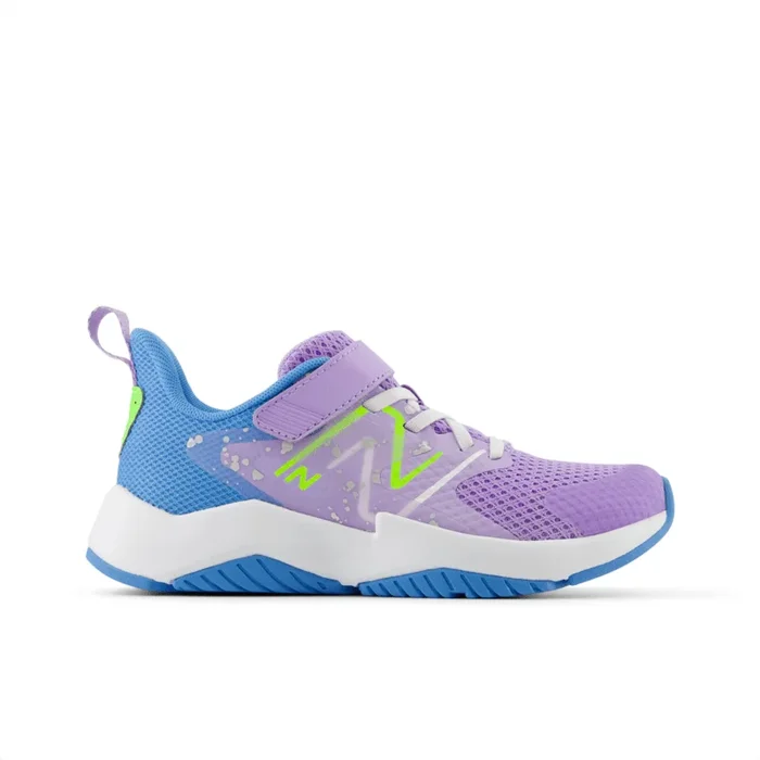 New Balance Youth Girls Rave Run V2 Bungee Lace with Top Strap – YTRAVHG2 (X-Wide)