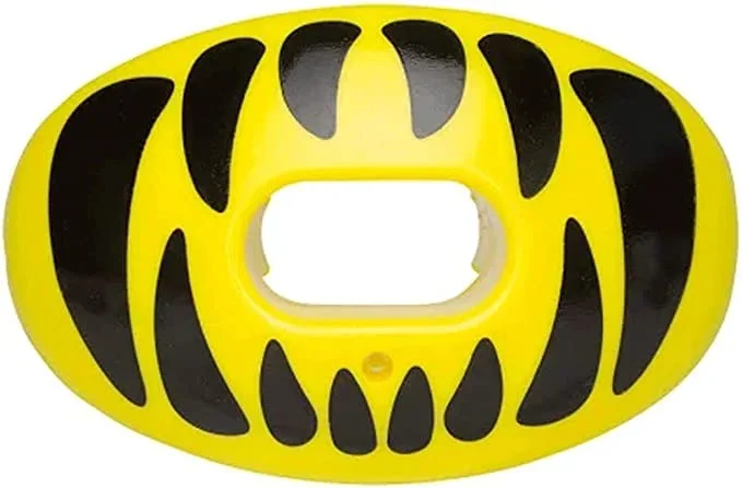New Battle Oxygen Predator Football Mouthguard OSFM Yellow/Black