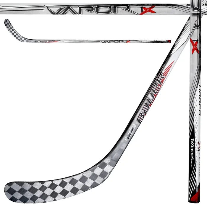 New BAUER Vapor 1X Griptac Hockey Stick- Jr ’15 Gray/Black Left P92