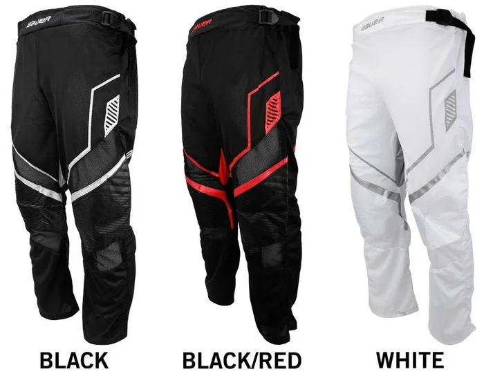 New Bauer Vapor X800R Junior Roller Hockey Pants Medium White/Silver 1047277