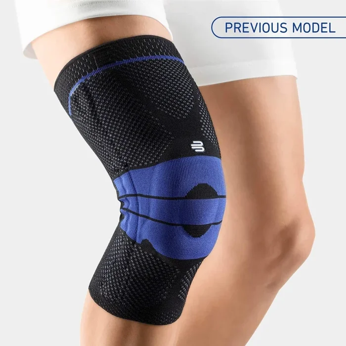 New Bauerfeind – GenuTrain – Knee Support Size 6 Black/Blue