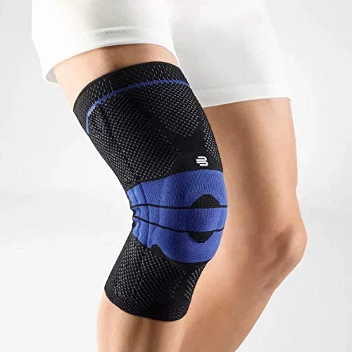 New Bauerfeind Size 6 Knee Support Brace or Pain Relief Black/Blue