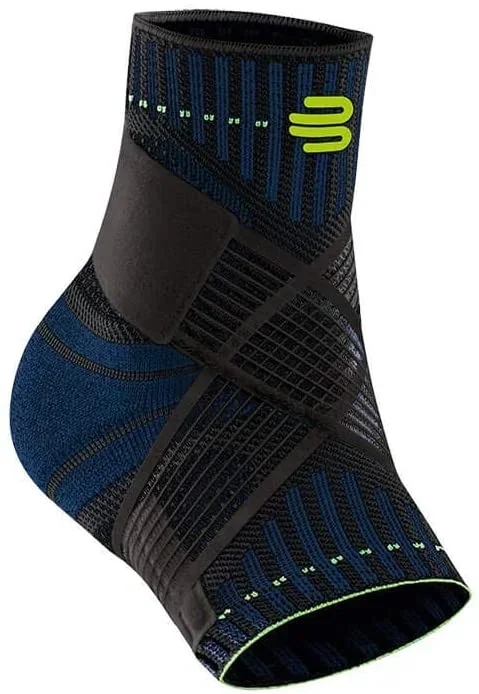 New Bauerfeind Sports Ankle Support Breathable Compression Right Large Black