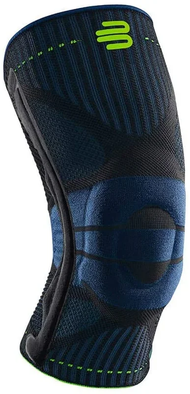 New Bauerfeind Sports Knee Support with Medical Grade Compression Blue