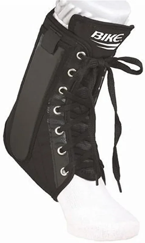 New Bike Adult Lace-Up Ankle Support – Black (Men’s 11-13 and Women’s 11-12)
