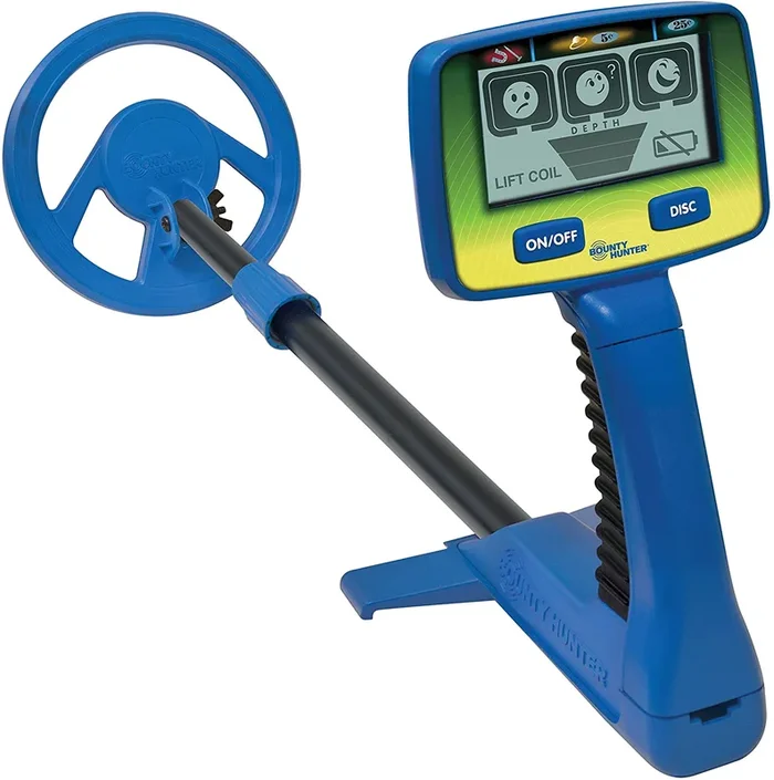 New Bounty Hunter Junior Target I.D. Metal Detector Blue