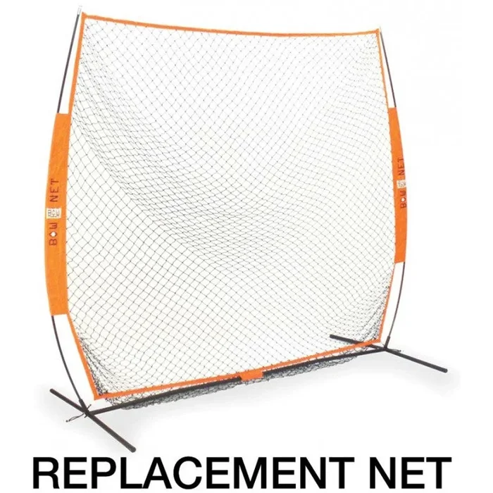 New Bownet BowST-R Soft-Toss Replacement Net 7 x 7 Orange/Black