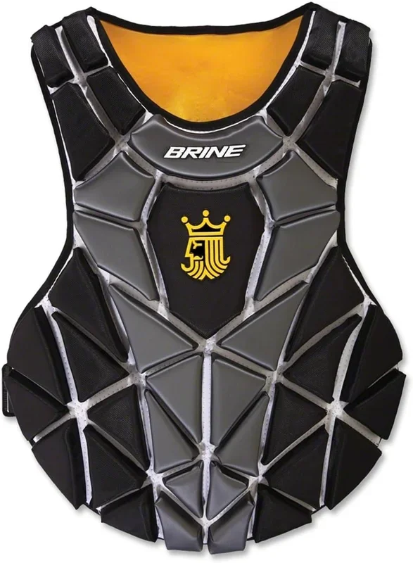 New Brine Eraser II Body Pad/Goalie Equipment 25% lighter Adult Medium Blk/Gry