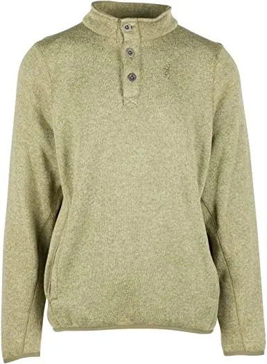 New Browning Men’s Gilson Sweater Large Heather Green Hidden Pockets