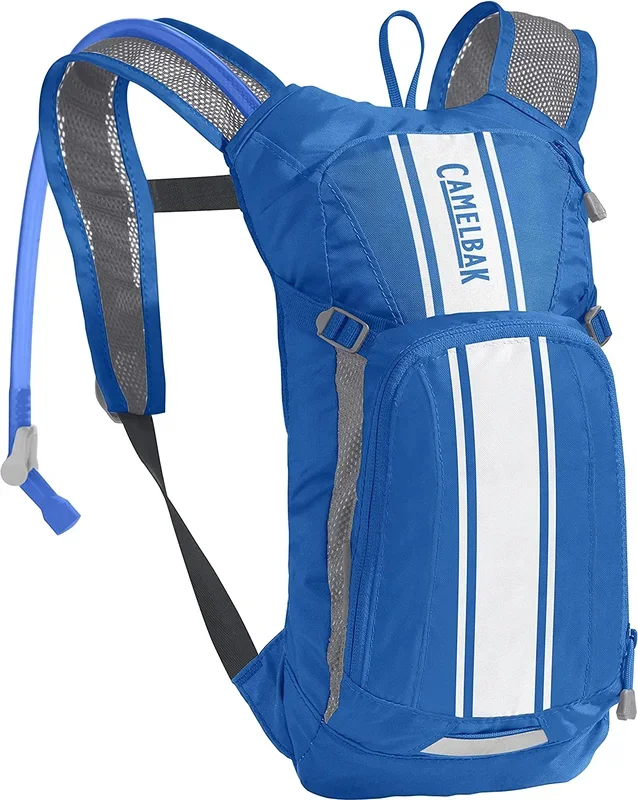 New CamelBak Mini M.U.L.E. Kids Hydration Backpack, 50 oz Royal/White