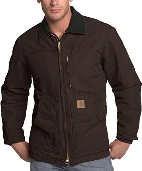 New Carhartt Men’s Ridge XL Coat Sherpa Lined Soft Inside Dark Brown