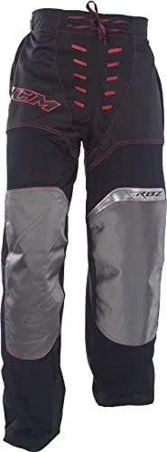 New CCM Junior RBZ Roller Hockey Pants Large Black/Silver Nylon Stretch Lycra