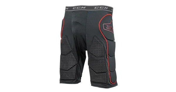 New CCM RBZ 150 Roller Dek Ball Hockey Senior Girdle Black/Red Extra Large