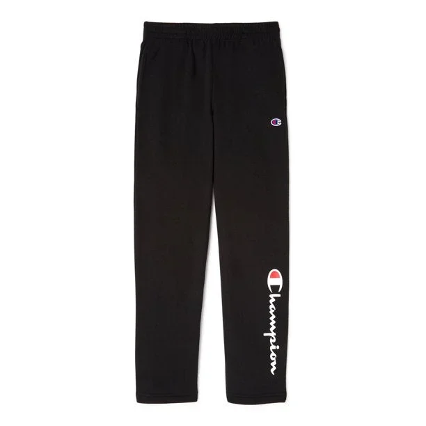 New Champion Boys Fleece Sweatpants X-Small Black