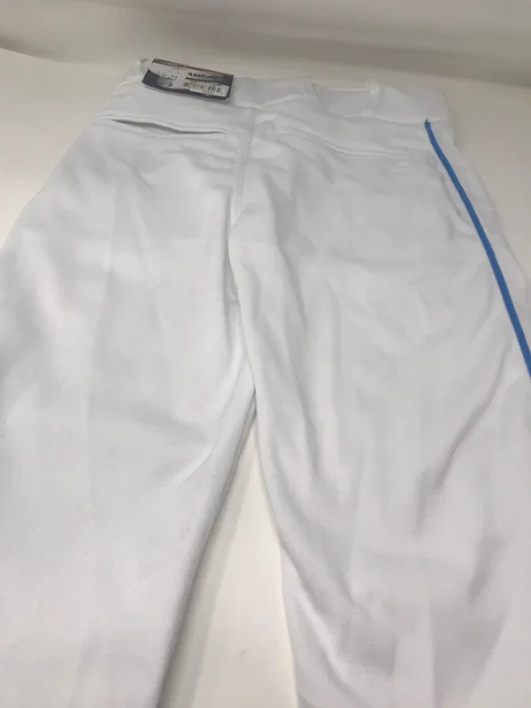 New CHAMPRO Men’s MVP Open Bottom Relaxed Fit Baseball Pants White/Royal Medium