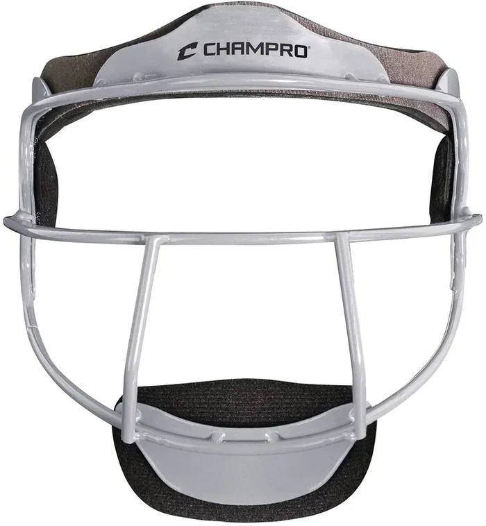 New Champro The Grill Defensive Fielder’s Facemask Adult Silver/Black
