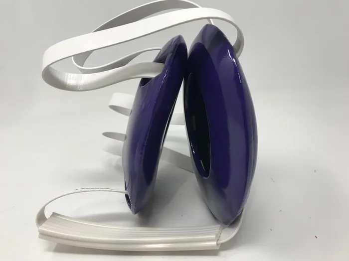 New Cliff Keen E58 Wrestling Headgear OSFA Signature 4-strap FOAM Purple/White