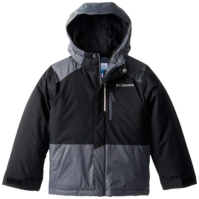 New Columbia Kids’ Toddler Lightning Lift Jacket Small Black/Graphite 1556141010