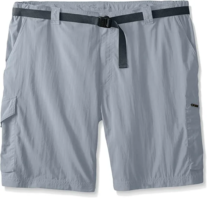 New Columbia Men’s Silver Ridge Cargo Shorts 10 Inch Inseam Size 40 Grey
