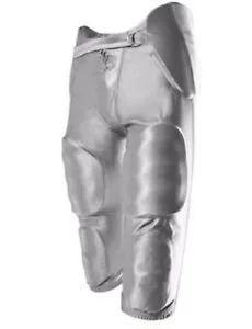 New Cramer Football Game Pants, 7 Pad, Youth Size Medium Silver