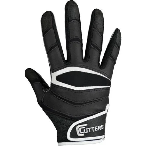 New Cutters Gloves C-TACK Revolution Football Gloves Extra Large Black/White