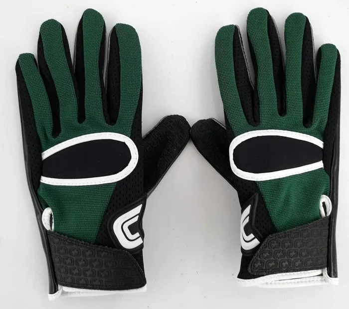 New Cutters Large 017 Original Receiver Football Gloves Green/Black
