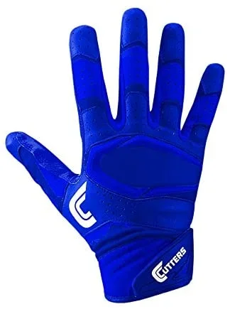 New Cutters Men’s Large Rev Pro 2.0 Receiver Gloves Royal