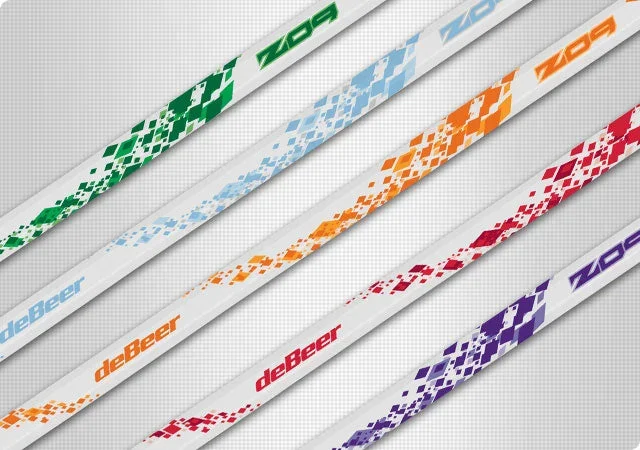 New Debeer Lacrosse Z09 Handle (32-Inch) Women’s Blue/White Lightweight Alloy