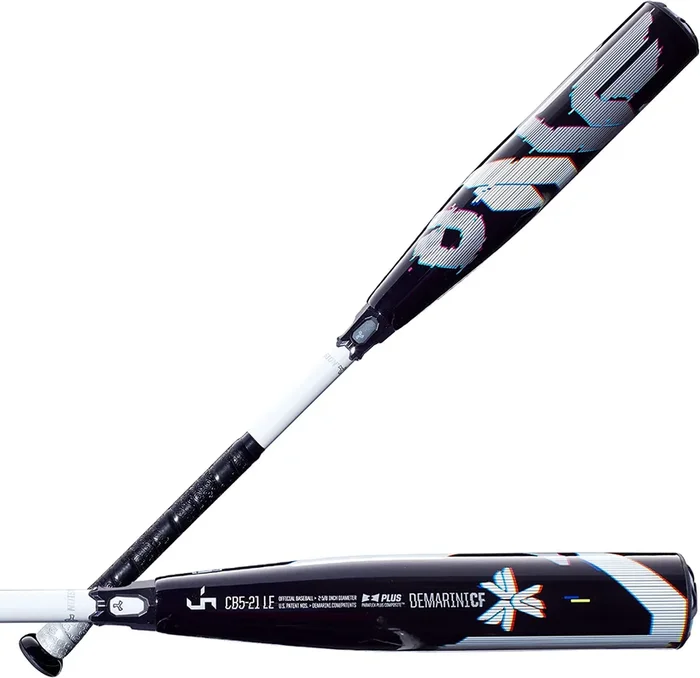 New DeMarini 2021 CF Glitch 2 5/8″ USSSA Baseball Bat (-5) Black/Silver